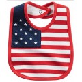  Adorable Flag Feeding Bib - 4th of July! 